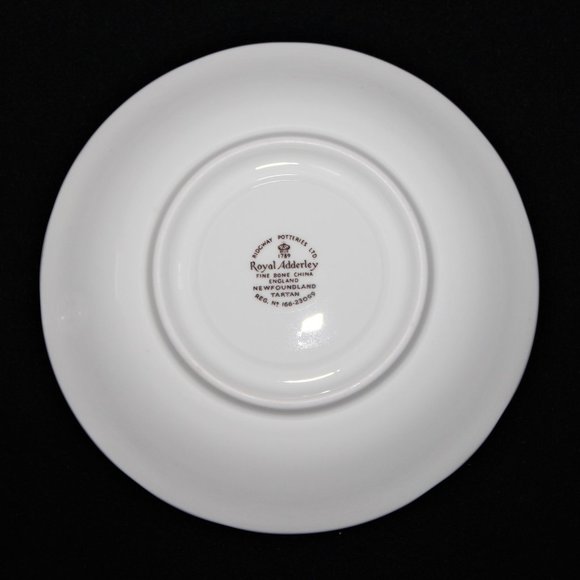 Royal Adderley Newfoundland Tartan Teacup & Saucer |Ridgway Potteries Fine China - Picture 7 of 15